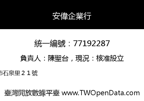 安偉企業行