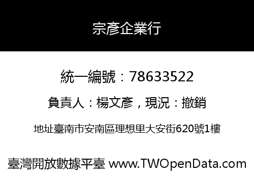 宗彥企業行