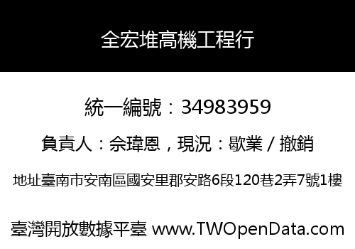 全宏堆高機工程行