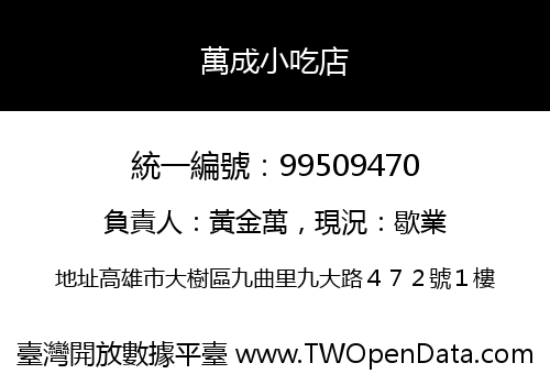萬成小吃店