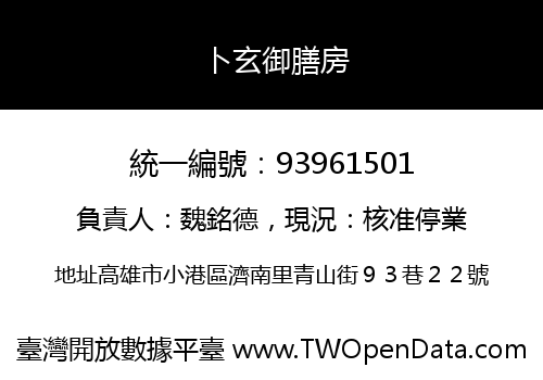 卜玄御膳房