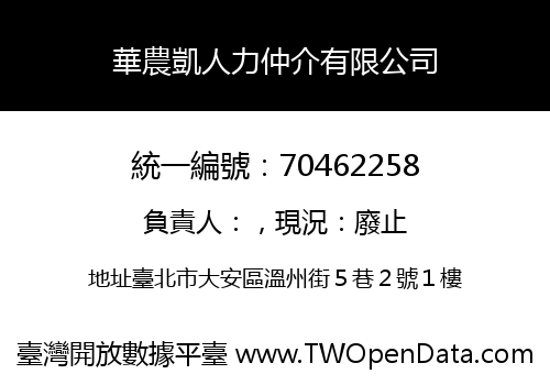 華農凱人力仲介有限公司