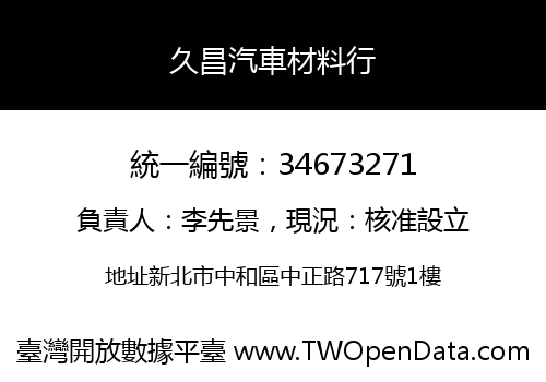 久昌汽車材料行