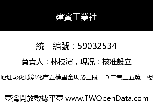 建賓工業社