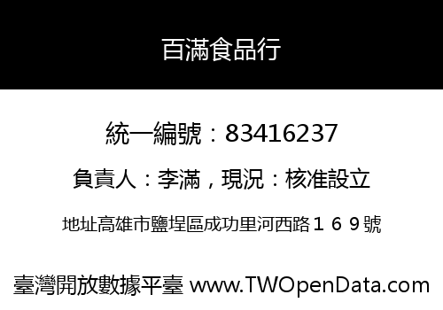 百滿食品行