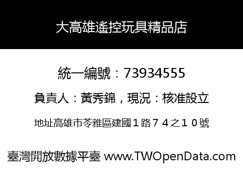 大高雄遙控玩具精品店