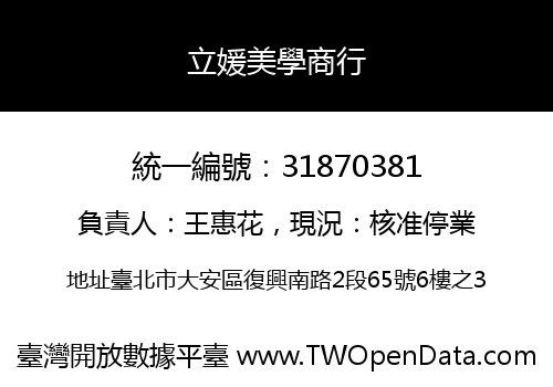 立媛美學商行