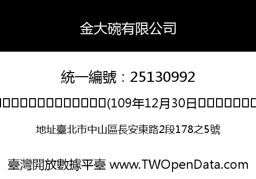 金大碗有限公司
