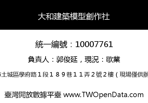 大和建築模型創作社