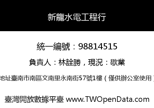 新龍水電工程行
