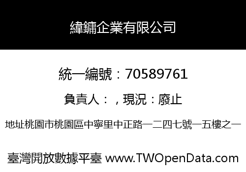 緯鏞企業有限公司