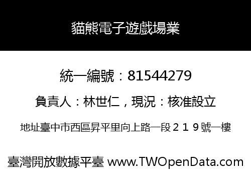 貓熊電子遊戲場業