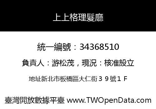 上上格理髮廳