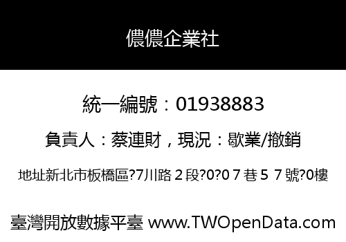 儂儂企業社