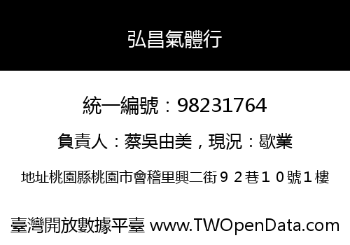 弘昌氣體行