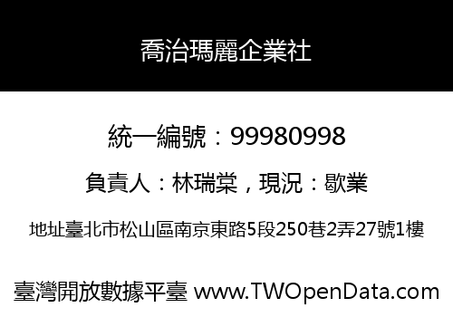喬治瑪麗企業社