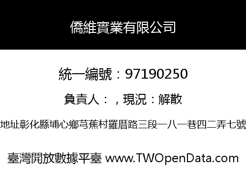 僑維實業有限公司