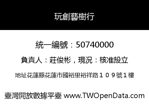 玩創藝樹行