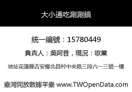 大小通吃涮涮鍋