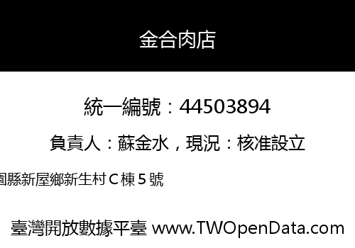 金合肉店