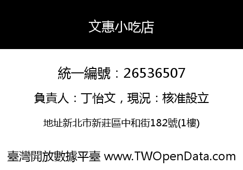 文惠小吃店