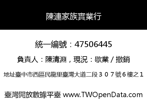 陳連家族實業行