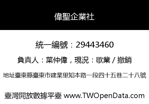偉聖企業社