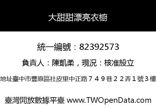 大甜甜漂亮衣櫥