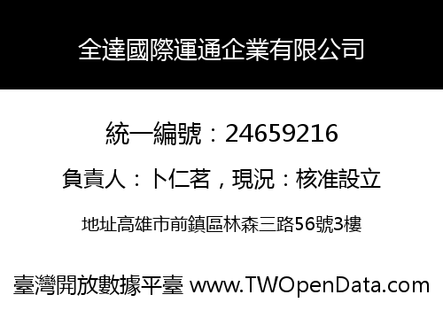 全達國際運通企業有限公司