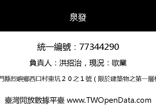 泉發