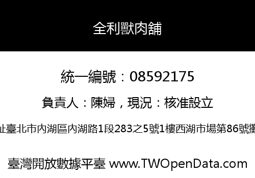 全利獸肉舖