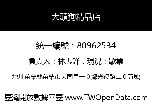 大頭狗精品店