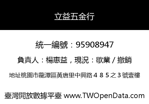 立益五金行