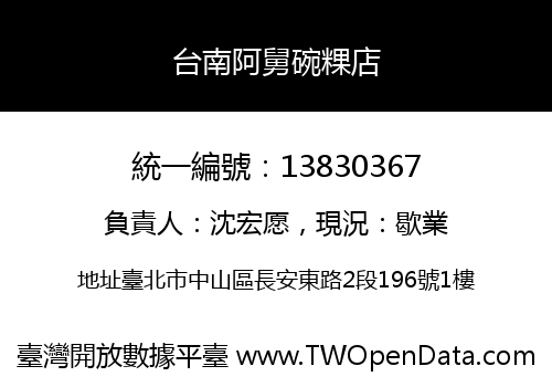 台南阿舅碗粿店