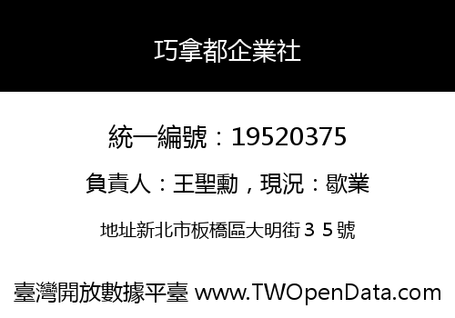 巧拿都企業社