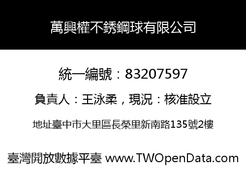 萬興權不銹鋼球有限公司