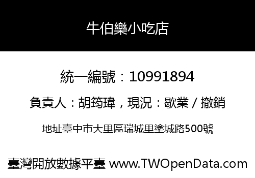 牛伯樂小吃店