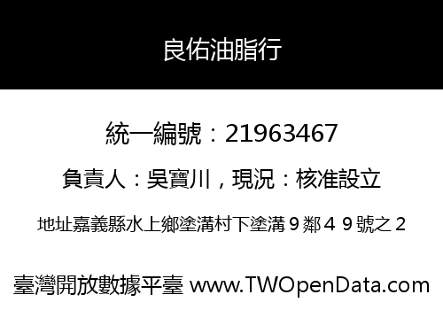 良佑油脂行
