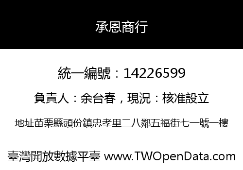 承恩商行