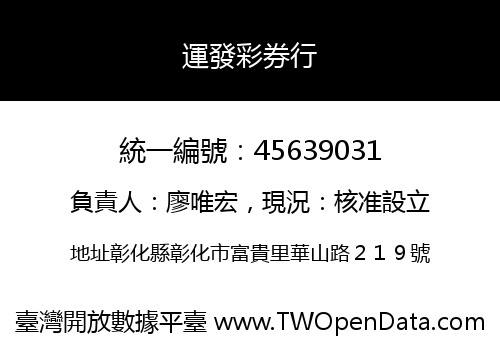 運發彩券行