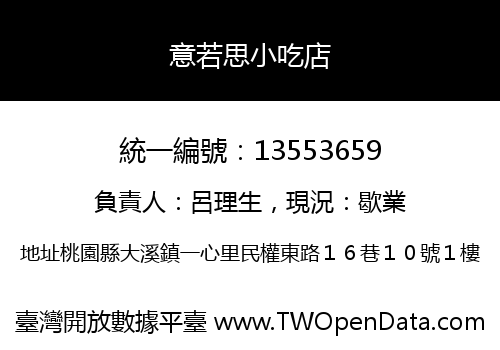 意若思小吃店