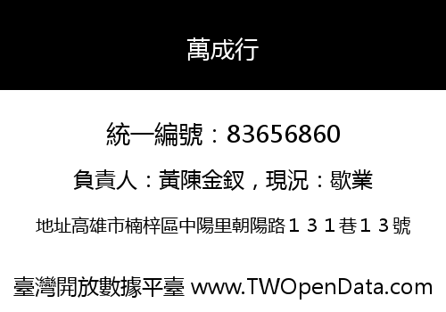 萬成行