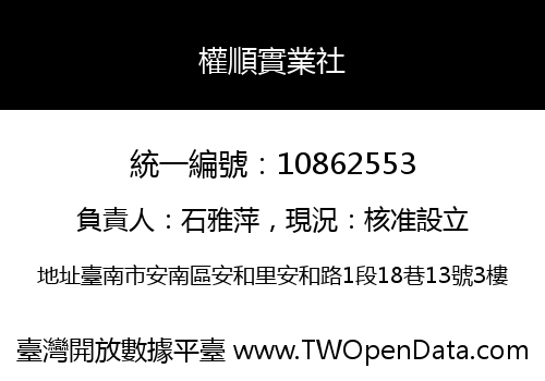 權順實業社