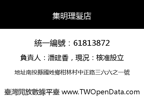集明理髮店