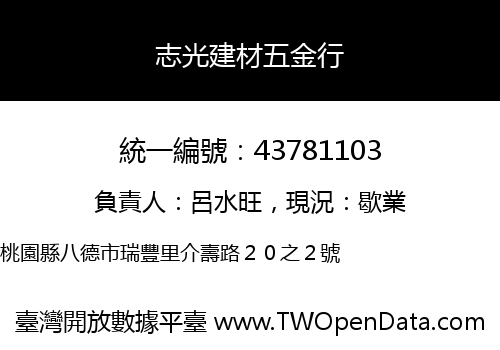 志光建材五金行