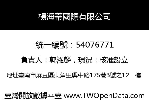 楊海蒂國際有限公司