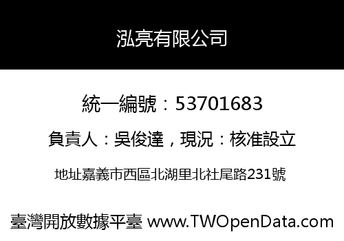 泓亮有限公司