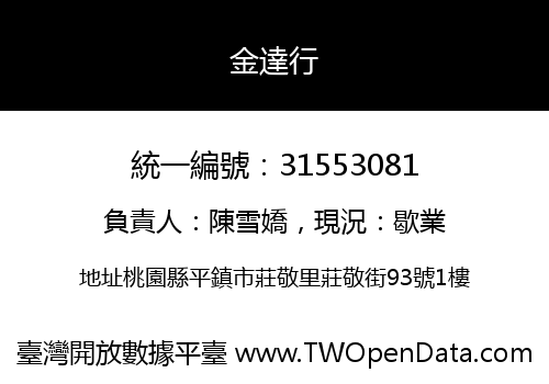 金達行