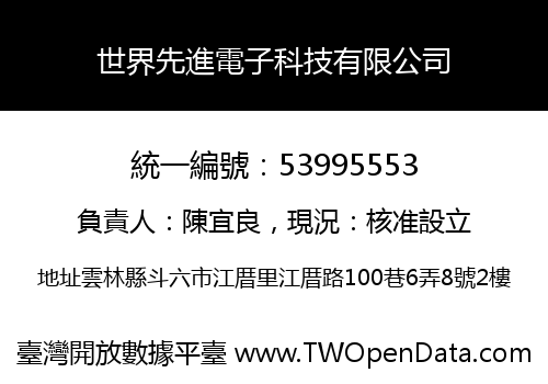 世界先進電子科技有限公司