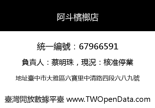 阿斗檳榔店